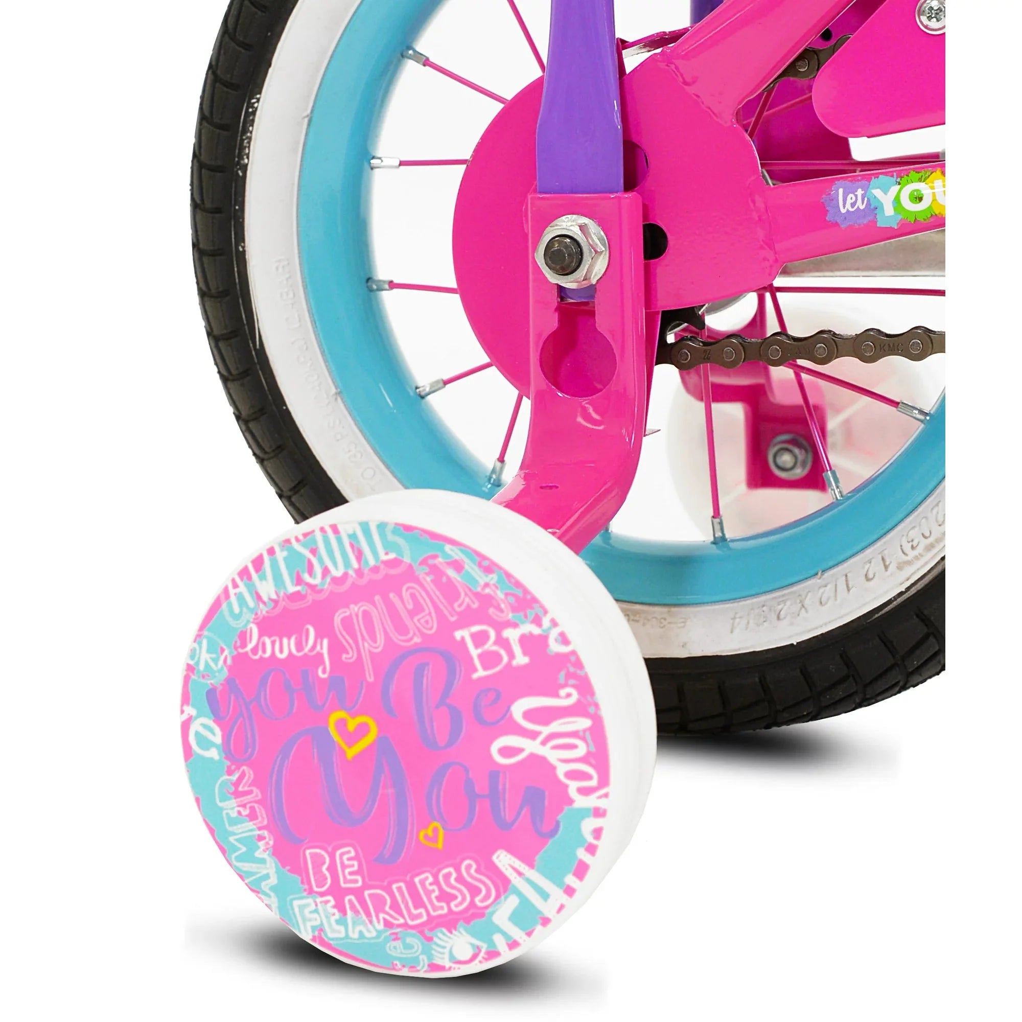 12 inches Unicorn Bike，Pink and Purple