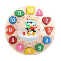 Colorful Wooden Clock for Easy Time Learning