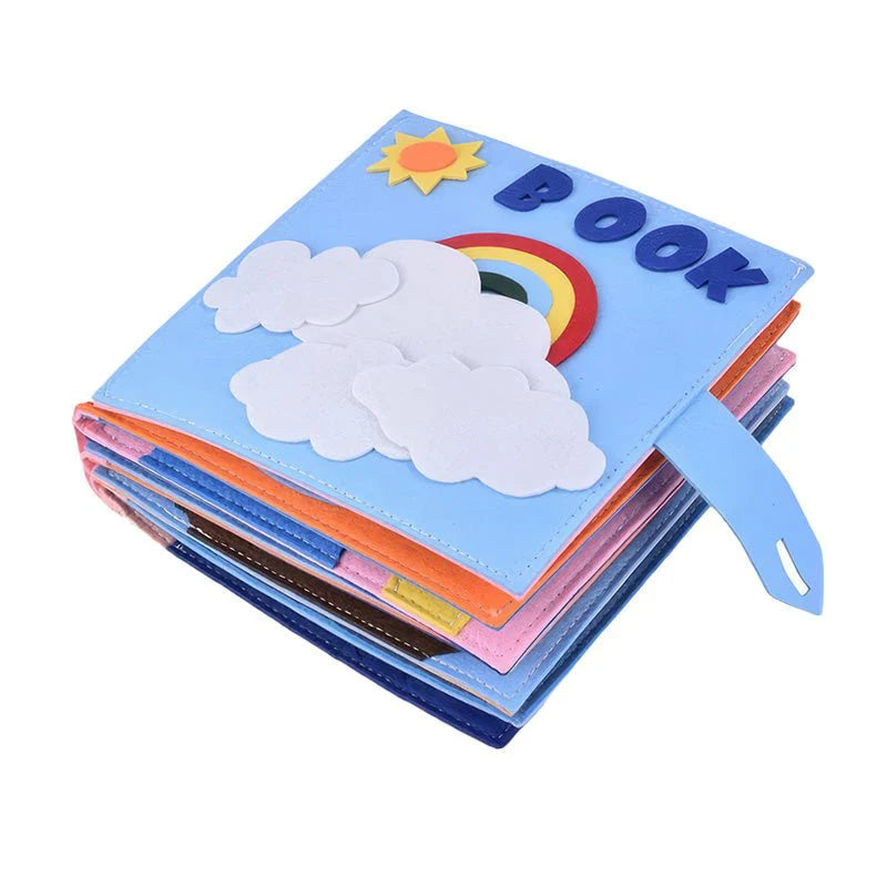 Quiet Book for Toddlers, 6 Pages, 12 Activity Boards