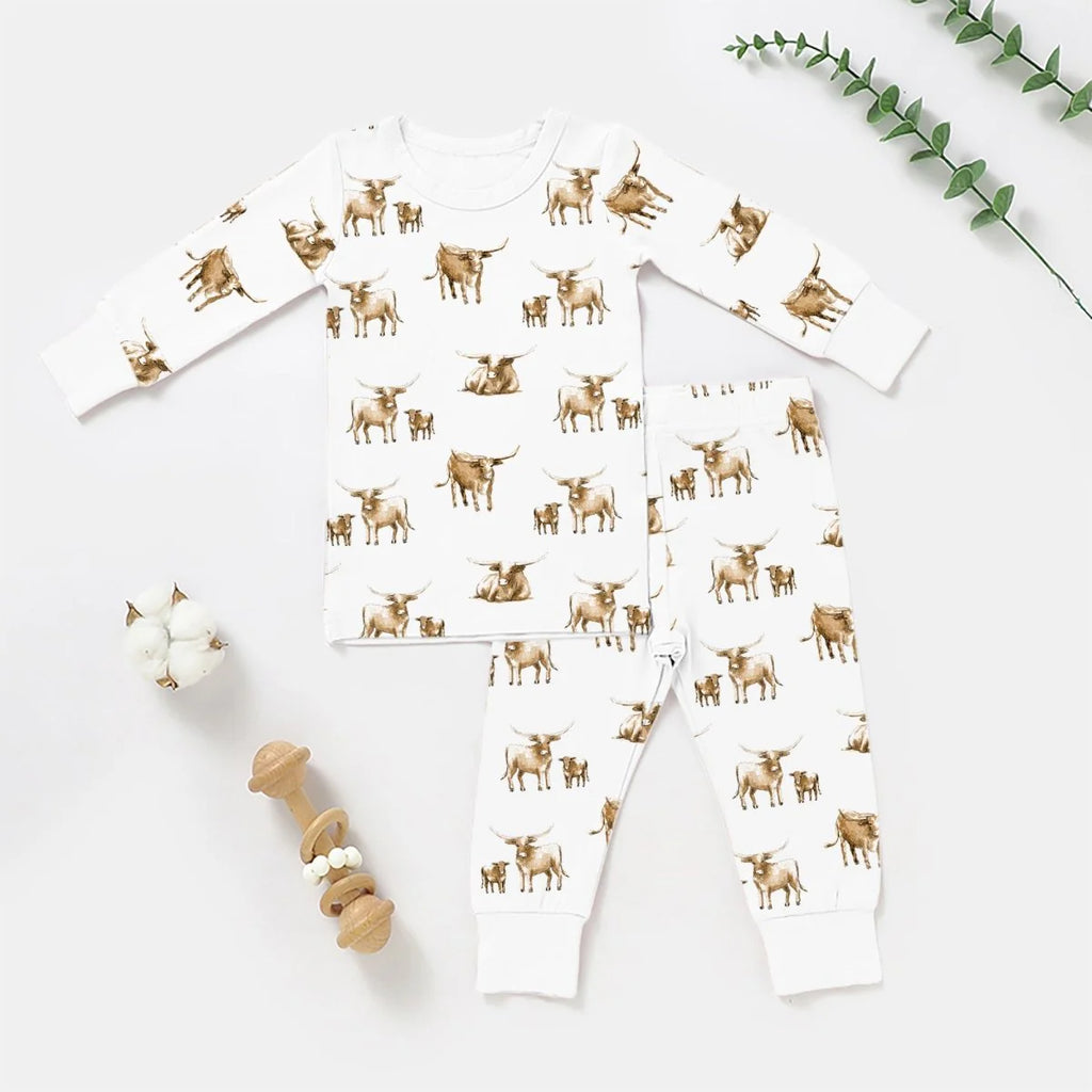 Long Sleeve 2 piece Bamboo Pajama Set